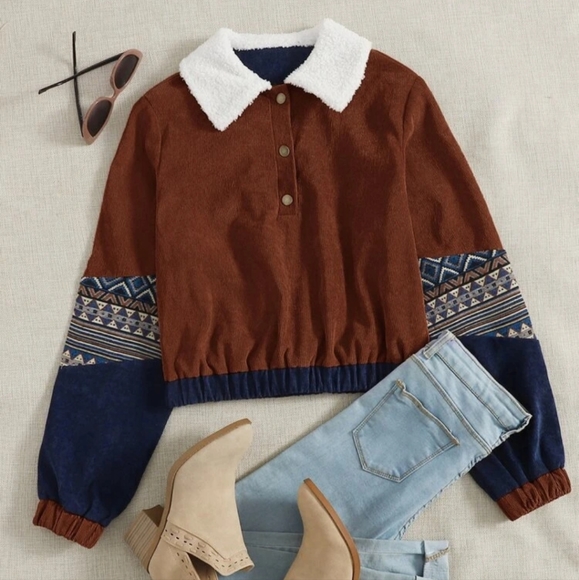 Jacket size small soft inside corduroy outside - Picture 3 of 5